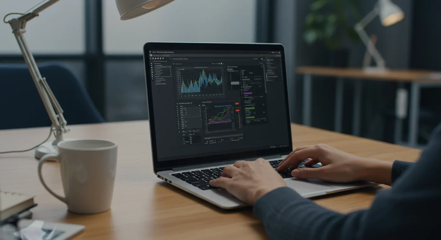 Professional reviewing technical algorithm documentation for audit compliance