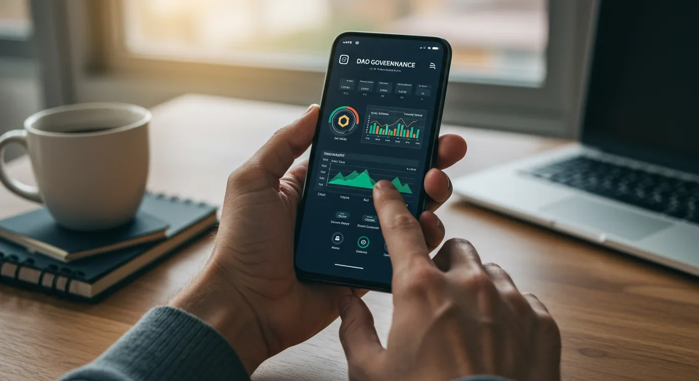 Estonian e-residency digital ID card being used to access secure government services on laptop with blockchain security