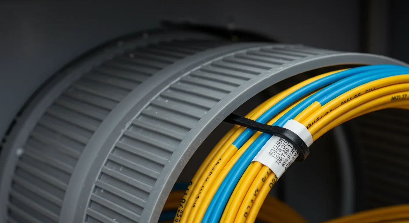 Fiber optic cables being installed for municipal broadband network infrastructure