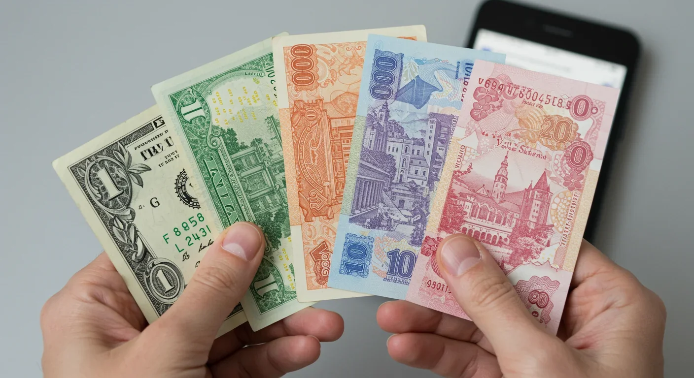 Comparison of traditional currency and local community currency notes with digital payment option