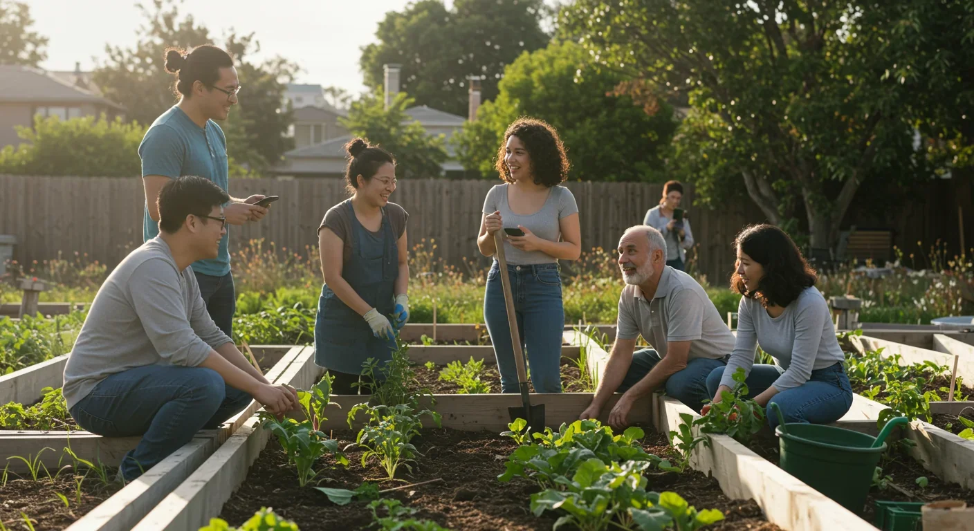 Two people having genuine face-to-face conversation with phones put away, showing authentic human connection