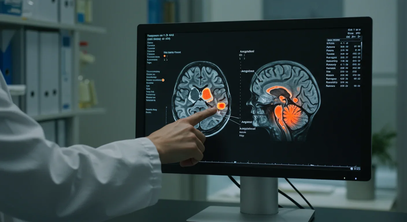 Brain scan showing activated emotional centers during motivated reasoning