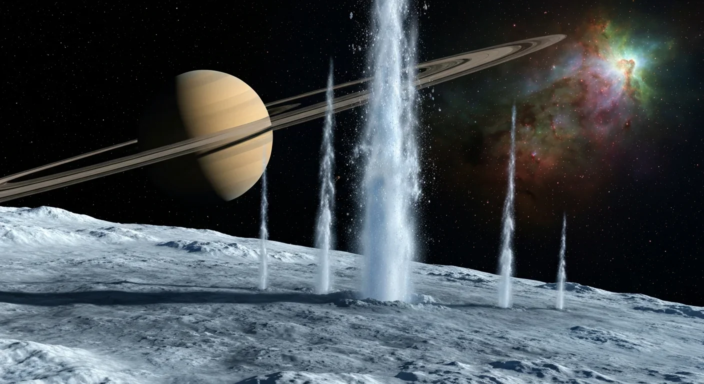 Hunting Alien Life in Saturn Moon's Towering Water Geysers