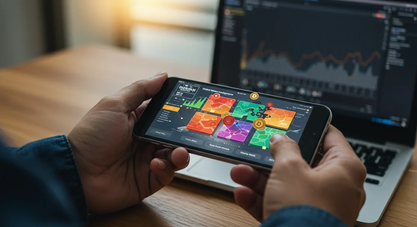Person engaged in virtual reality experience at home