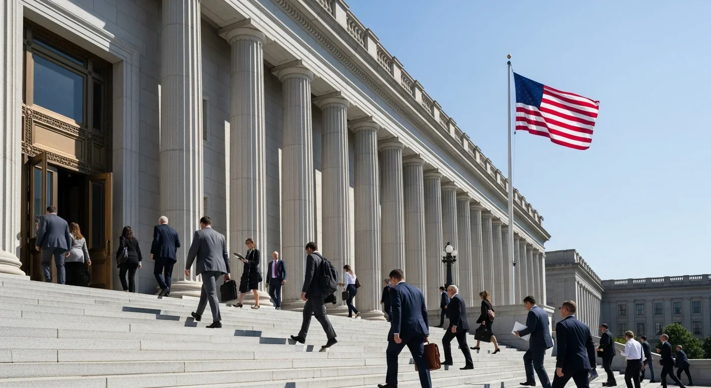 State government building where degree requirements for jobs are being eliminated