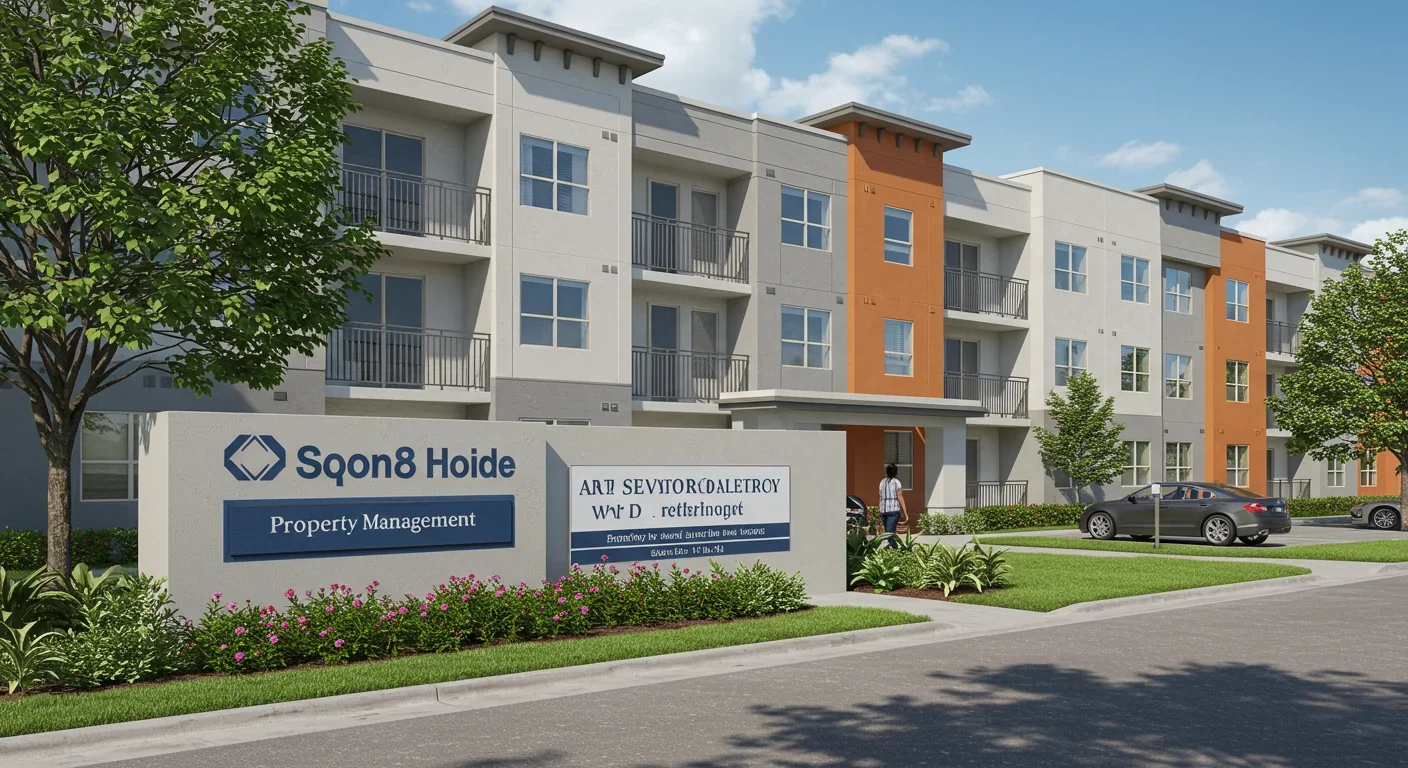 Modern apartment complex owned by institutional investor