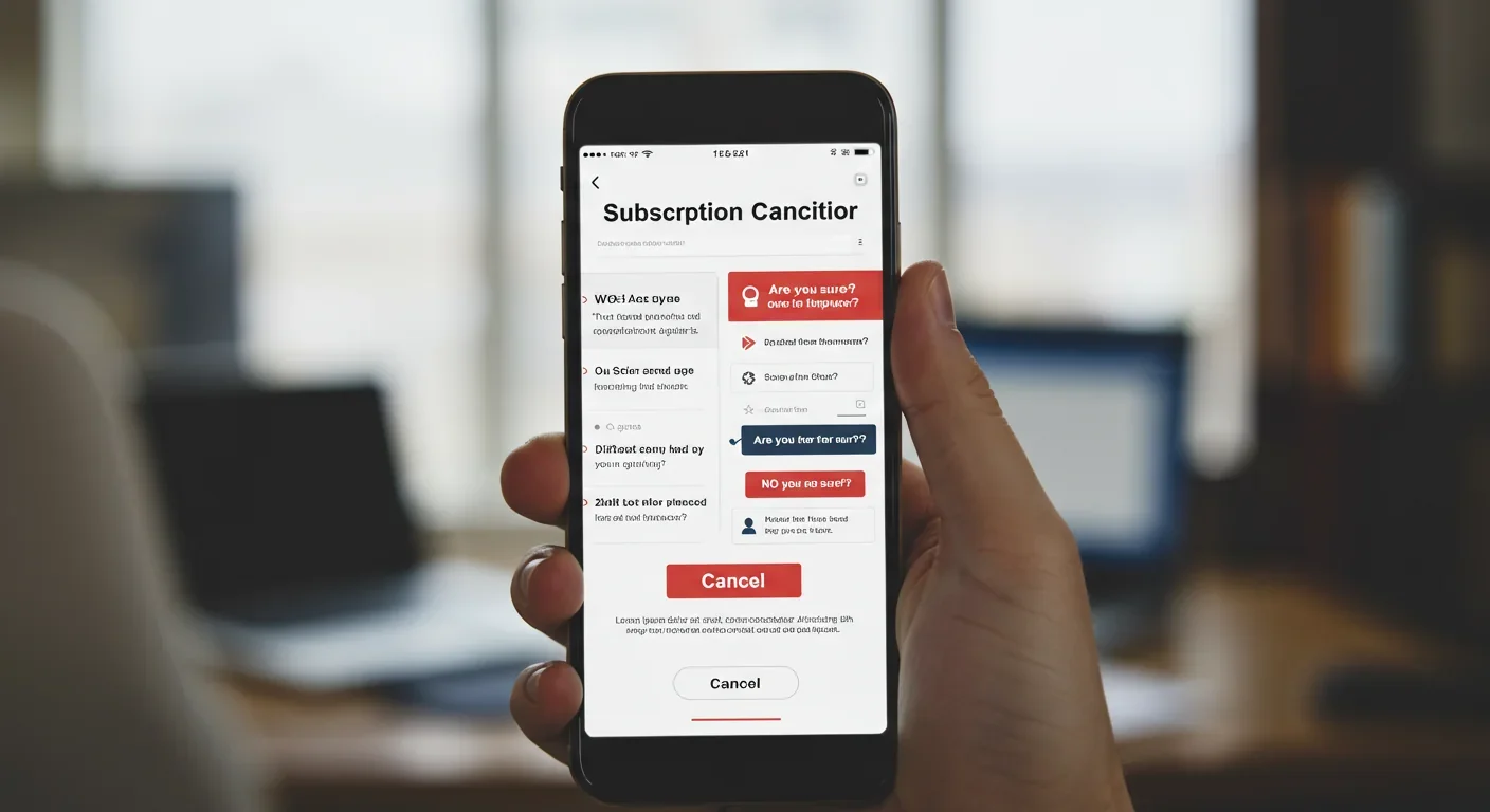 Smartphone displaying subscription audit spreadsheet with cost breakdown and usage tracking