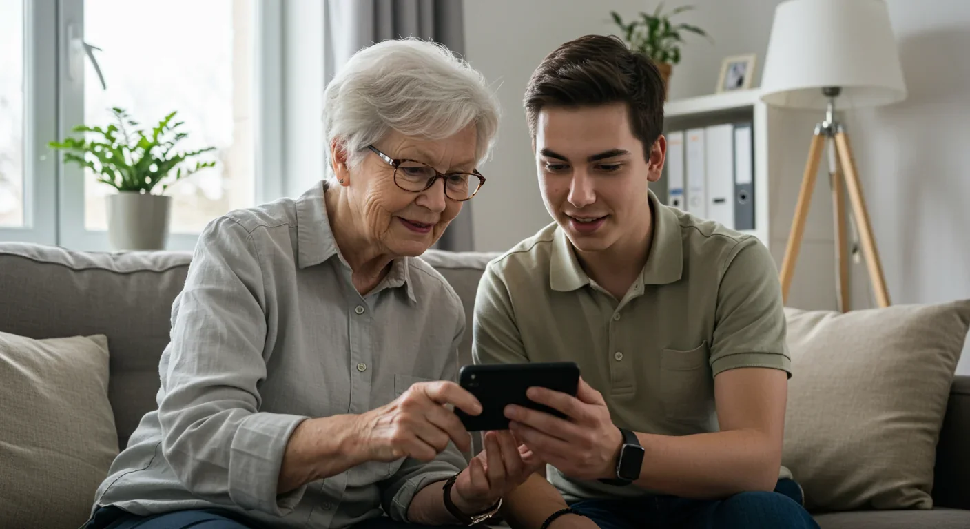 Intergenerational skill sharing through time banking